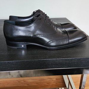 Louis Vuitton Mens Eclipse Richelieu Black Leather lace up 9.5 10.5 11 BRAND NEW